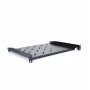 RACKTEL RL-PD600S Ράφι τοποθέτησης 1U 19 ιντσών μπροστινής στήριξης, βάθος 600 mm, αντοχή 20 kg, Μαύρο (RAL 9005)