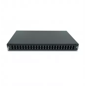 RACKTEL RL-PFWDPX24 Patch panel οπτικών ινών 24 θυρών SC Duplex, 1U, Μαύρο