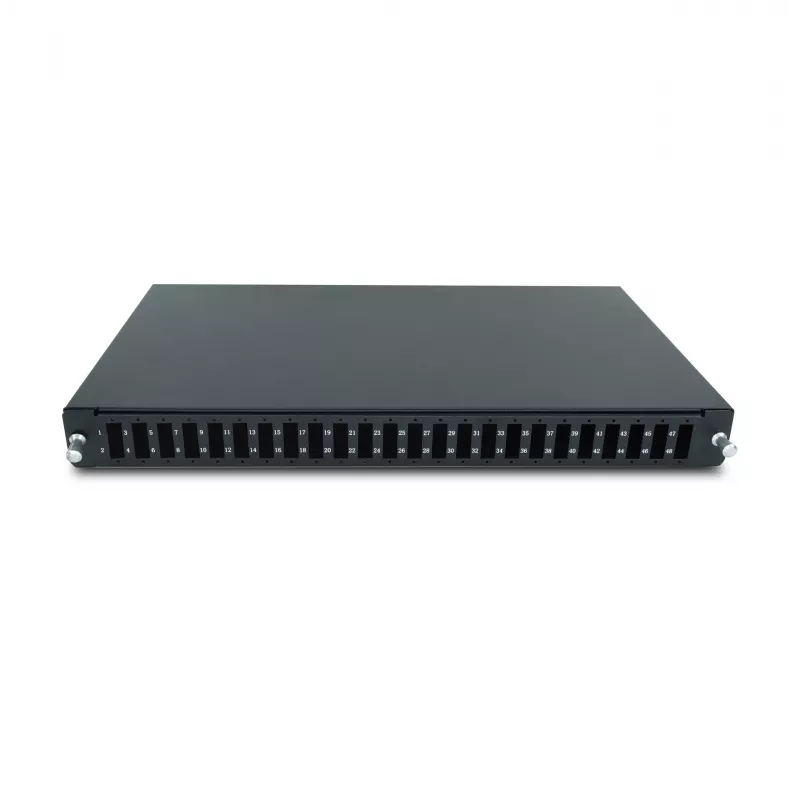 RACKTEL RL-PFWDPX24 Patch panel οπτικών ινών 24 θυρών SC Duplex, 1U, Μαύρο