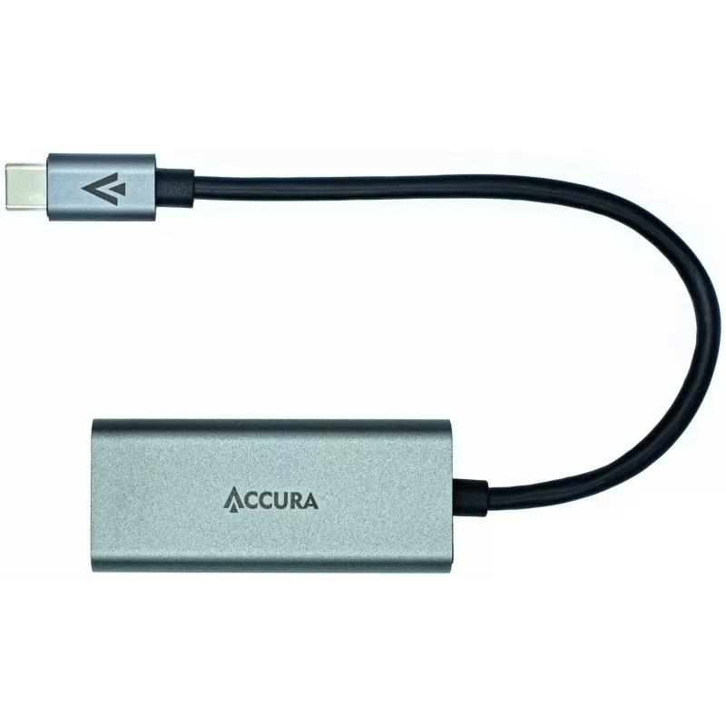 ACCURA Προσαρμογέας USB-C σε RJ45 Gigabit Ethernet, Space Gray