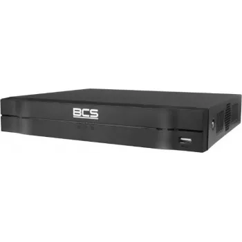 BCS 8-κάναλος 4K PoE καταγραφέας βίντεο δικτύου NVR, 8 θύρες PoE, H.265+, 1 υποδοχή SATA HDD, BCS-L-NVR0801-4KE-8P(2L)
