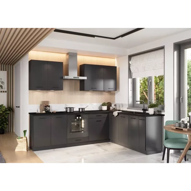 STOLKAR Cosmo Design ANIKA Graphite/Graphite 2.0/2.6 Σετ επίπλων κουζίνας