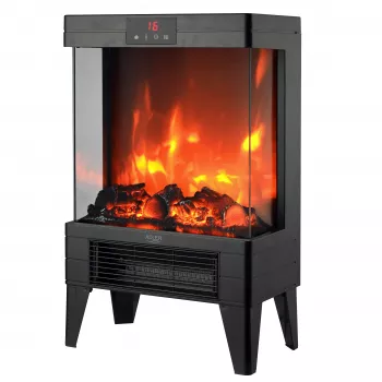 Adler AD 7755 Κεραμικός αερόθερμος PTC 2000W με τηλεχειριστήριο, Μαύρο