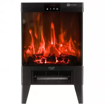 Adler AD 7755 Κεραμικός αερόθερμος PTC 2000W με τηλεχειριστήριο, Μαύρο