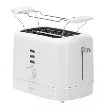 Adler AD 3224 Λευκή τοστιέρα 750W 2 υποδοχών