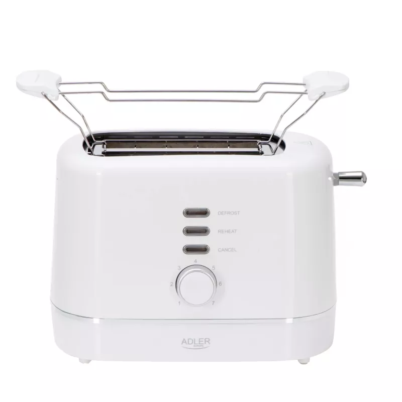 Adler AD 3224 Λευκή τοστιέρα 750W 2 υποδοχών