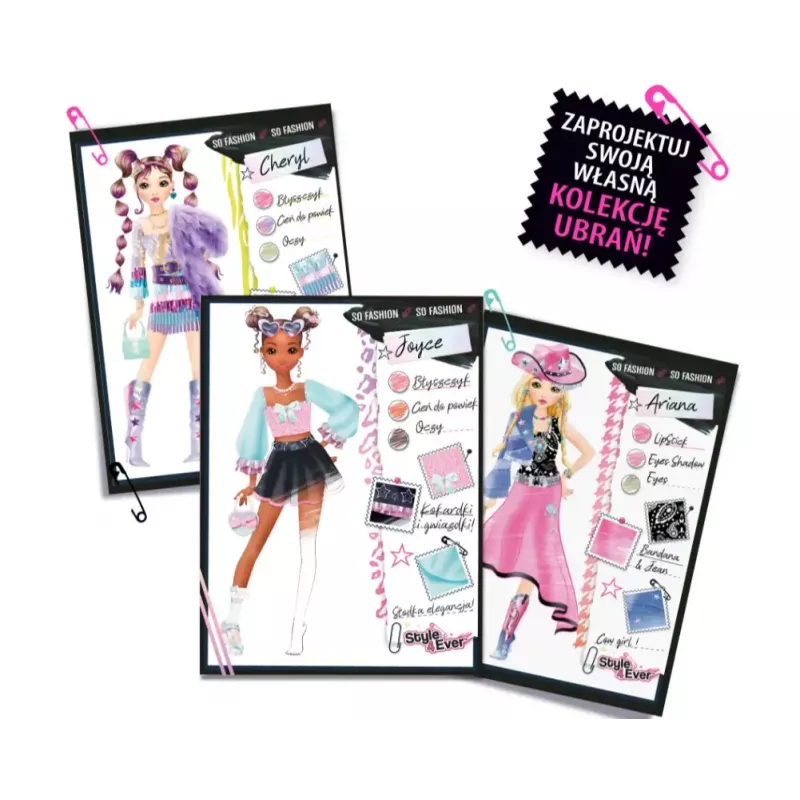 EPEE Fashion Design Δημιουργικό σετ με φωτεινό πίνακα LED - Project Moda