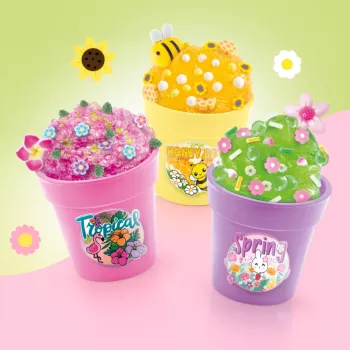 EPEE So Slime DIY Slime Shakers Floral Creations 3 γλαστράκια λουλούδια δημιουργικό σετ