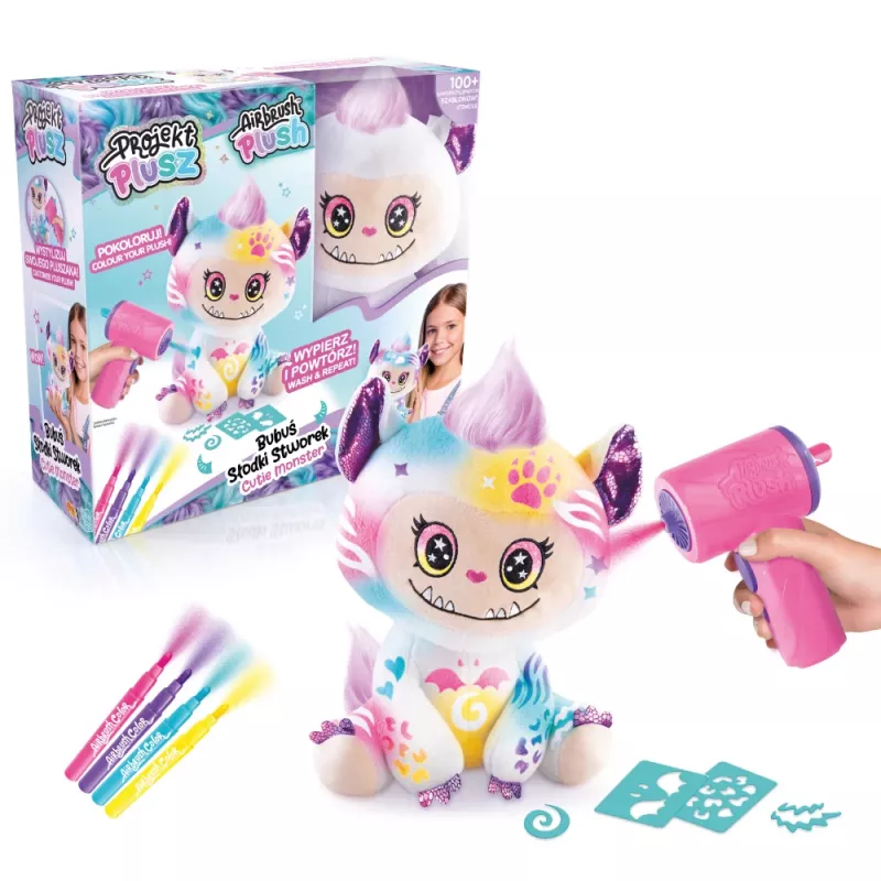 EPEE Projekt Plusz - Bubuś Sweet Monster - Δημιουργικό σετ με ηλεκτρονικό airbrush