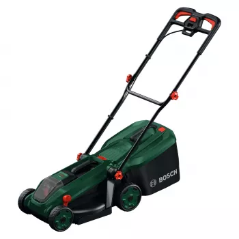 Bosch Rotak 18V-34 μπαταρία χλοοκοπτικό με σετ εκκίνησης και προσαρμογέα πολτοποίησης (C)