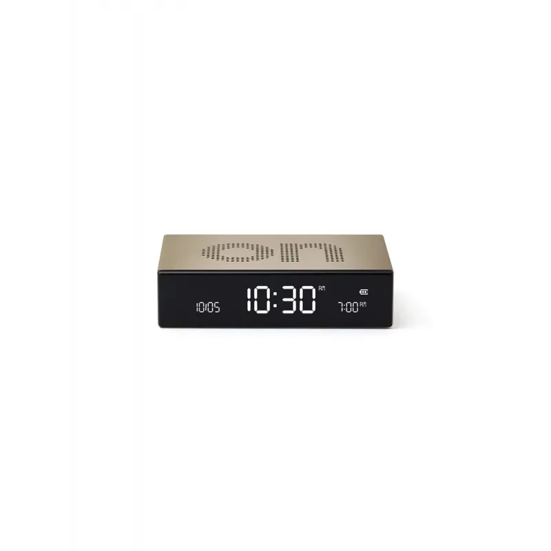 Lexon Flip Premium Ξυπνητήρι διπλής όψης Χρυσό LR152D