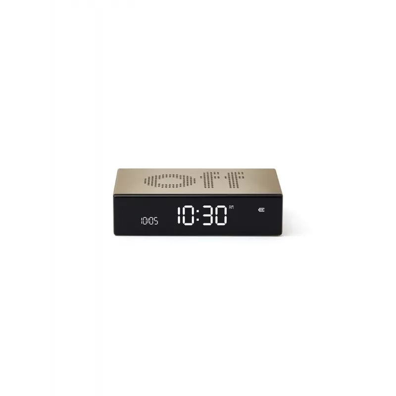 Lexon Flip Premium Ξυπνητήρι διπλής όψης Χρυσό LR152D