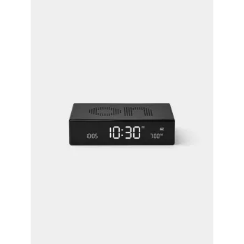 LEXON Flip Premium Ξυπνητήρι Διπλής Όψης Μαύρο LR152N