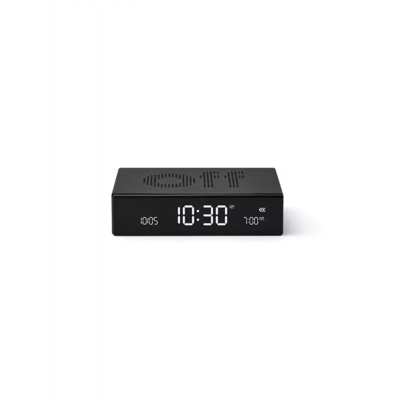 LEXON Flip Premium Ξυπνητήρι Διπλής Όψης Μαύρο LR152N