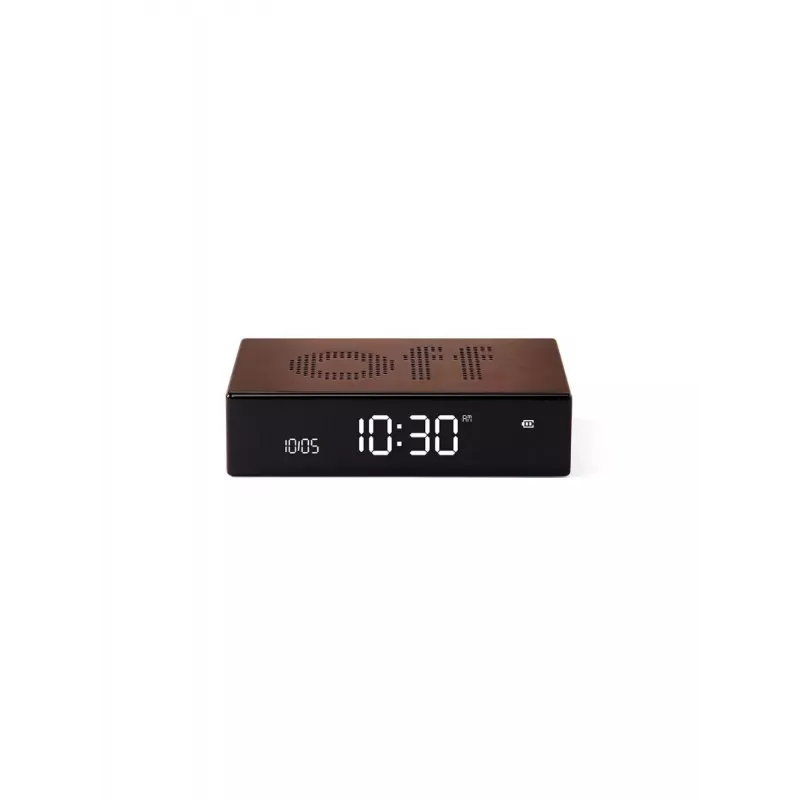 Lexon Flip Premium Ξυπνητήρι Διπλής Όψης Μπρονζέ LR152BZ