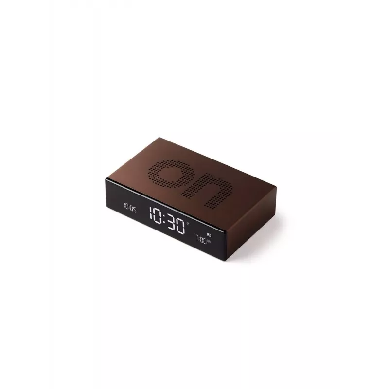 Lexon Flip Premium Ξυπνητήρι Διπλής Όψης Μπρονζέ LR152BZ