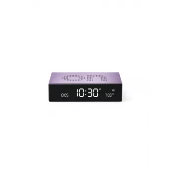 LEXON Flip Premium Ξυπνητήρι διπλής όψης Μωβ LR152LL