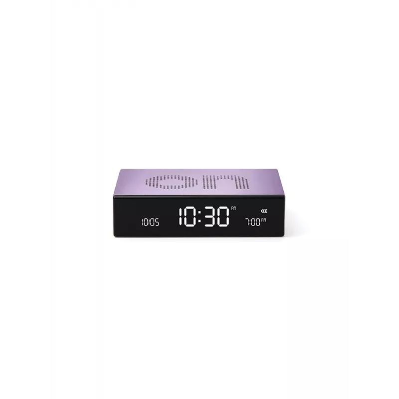 LEXON Flip Premium Ξυπνητήρι διπλής όψης Μωβ LR152LL