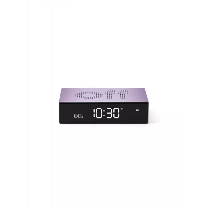 LEXON Flip Premium Ξυπνητήρι διπλής όψης Μωβ LR152LL
