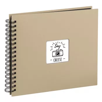 HAMA ALBUM FINE ART 28x24/50 TAUPE, ΜΑΥΡΕΣ ΣΕΛΙΔΕΣ