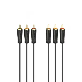 HAMA 3x RCA σε 3x RCA Καλώδιο Ήχου/Εικόνας 3m, Επιχρυσωμένα Βύσματα