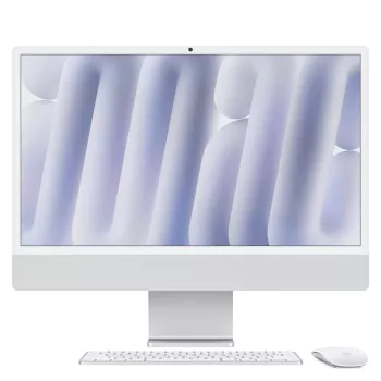 Apple iMac Z1K1 23,5 ίντσες Standard Glass M4 10C CPU/10C GPU/16C Neural Engine 24GB RAM 1TB SSD Gigabit Ethernet Magic Mouse Magic Keyboard με Αριθμητικό Πληκτρολόγιο Touch ID DE Ασημί