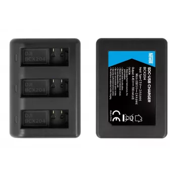 Newell SDC-USB Φορτιστής Τριών Καναλιών για Μπαταρίες DJI Osmo Action BCX204
