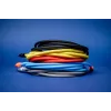 Newell Καλώδιο USB-C σε USB-C 100W, 2m, Σιλικόνης, Μπλε-Πορτοκαλί