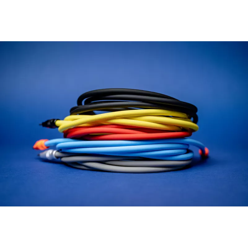 Newell Καλώδιο USB-C σε USB-C 100W, 2m, Σιλικόνης, Μπλε-Πορτοκαλί