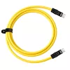 Newell Καλώδιο USB-C σε USB-C 100W, 2m, Σιλικόνης, Κίτρινο-Μαύρο