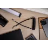 Newell Καλώδιο USB-C σε USB-C 100W 1,5m Σιλικόνης Σπιράλ Μαύρο