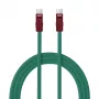 Newell Καλώδιο USB-C σε USB-C 100W 2m Σιλικόνης Πράσινο-Βυσσινί