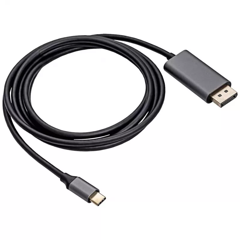 Akyga AK-AV-16 Καλώδιο USB-C σε DisplayPort, 4K 60 Hz, 1,8 m, μαύρο