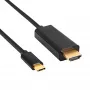 Akyga AK-AV-18 Καλώδιο USB-C σε HDMI, 4K, 1,8 m, Μαύρο