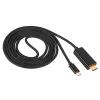 Akyga AK-AV-18 Καλώδιο USB-C σε HDMI, 4K, 1,8 m, Μαύρο