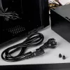 Akyga AK-PC-08C Καλώδιο Τροφοδοσίας CEE 7/7 σε IEC C13 10m Μαύρο