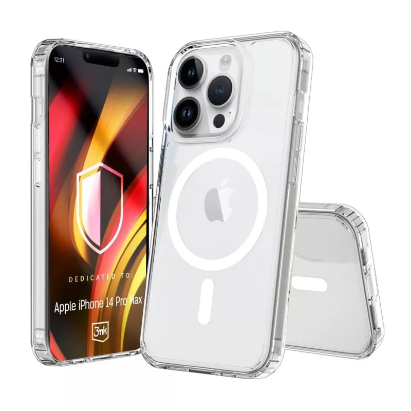 3MK PROTECTION Apple iPhone 14 Pro Max Hardy LiqForce MagCase - Μαύρο