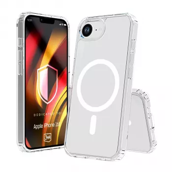 3MK PROTECTION Hardy LiqForce MagCase για Apple iPhone 16E / iPhone 17E - Μαύρο