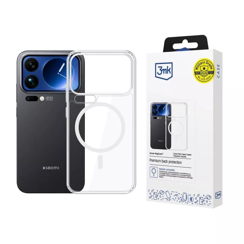 3MK PROTECTION Xiaomi 17 Pro Max Hardy LiqForce MagCase Θήκη Πλάτης Μαύρο