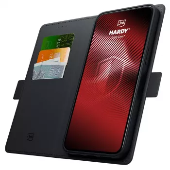3MK PROTECTION Hardy Foldy Θήκη για Xiaomi Redmi Note 14 Pro 5G / POCO X7 5G - Μαύρο