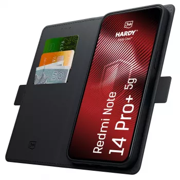 3MK PROTECTION Redmi Note 14 Pro+ - 3mk Hardy Foldy Θήκη Μαύρο