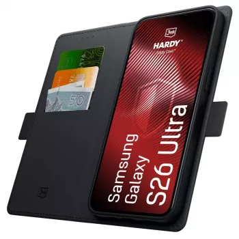 3MK PROTECTION Samsung Galaxy S26 Ultra - 3mk Hardy Foldy Θήκη Μαύρο
