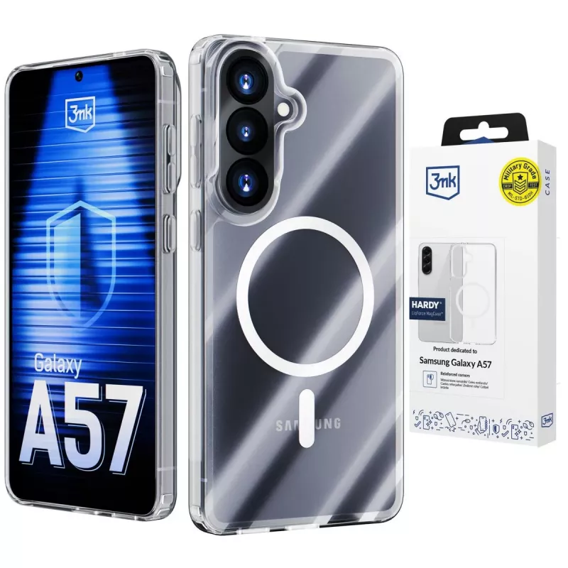 3MK PROTECTION Samsung Galaxy A57 - 3mk Hardy LiqForce MagCase Μαύρο