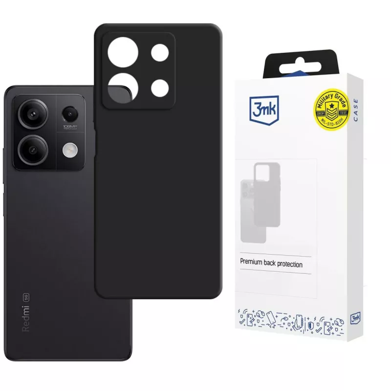 3MK PROTECTION Redmi Note 13 5G - 3mk Hardy Mellow Case μαύρο