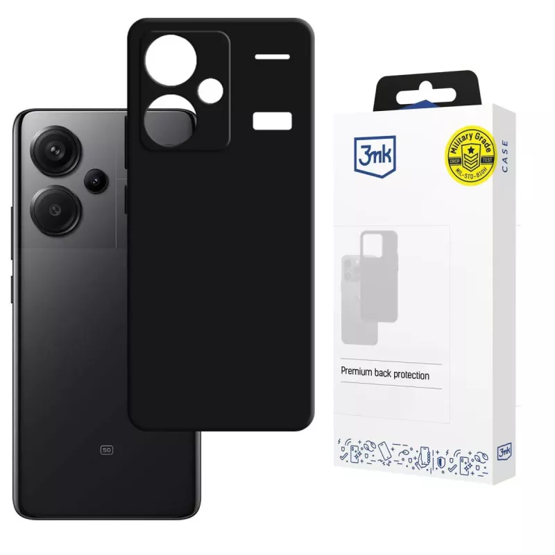 3MK PROTECTION Redmi Note 13 Pro+ - 3mk Hardy Mellow Case μαύρο