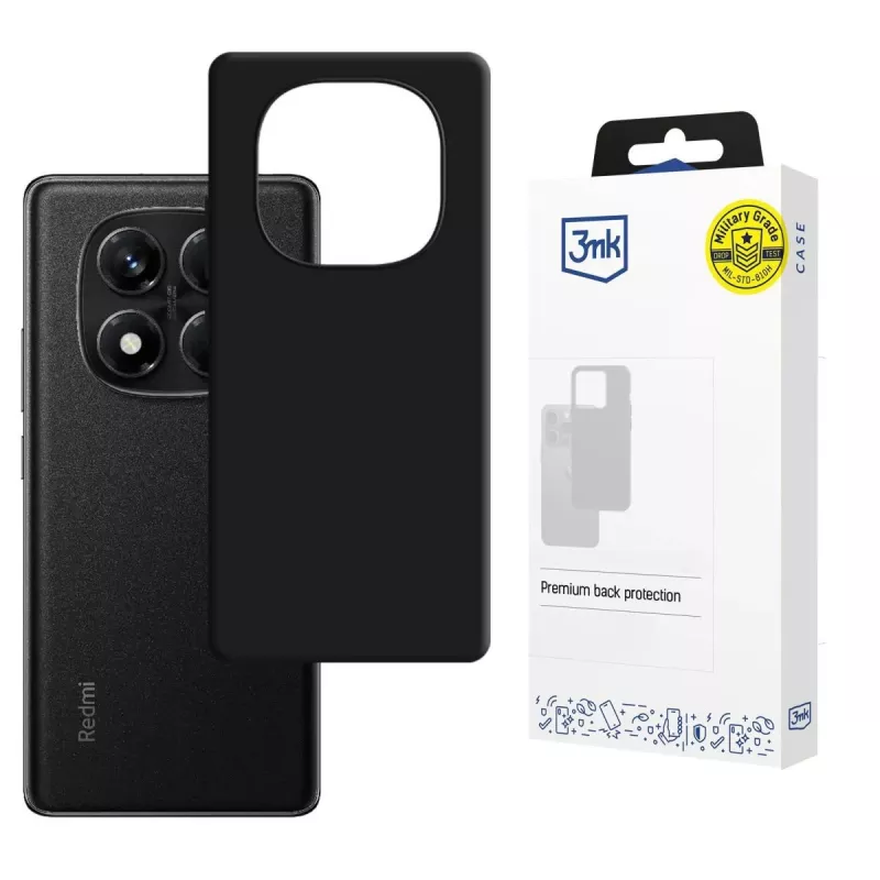 3MK PROTECTION Hardy Mellow Case για Xiaomi Redmi Note 14 Pro 5G - μαύρο