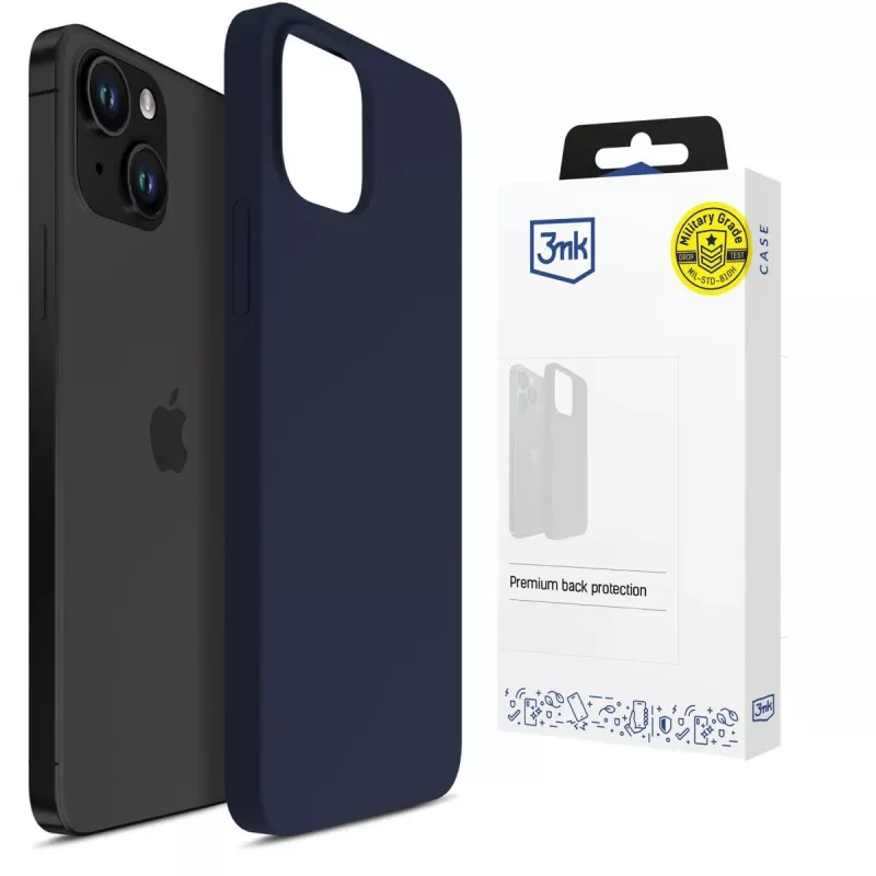 3MK PROTECTION Apple iPhone 15 Plus - 3mk Hardy Mellow Case σκούρο μπλε