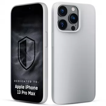 3MK PROTECTION Θήκη Hardy Mellow MagCase για Apple iPhone 13 Pro Max Ασημί-Λευκό