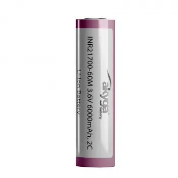 Akyga AKY2185 INR21700-60M 2C Μπαταρία Li-Ion 21700 3,6 V 6000 mAh