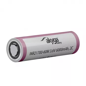 Akyga AKY2185 INR21700-60M 2C Μπαταρία Li-Ion 21700 3,6 V 6000 mAh